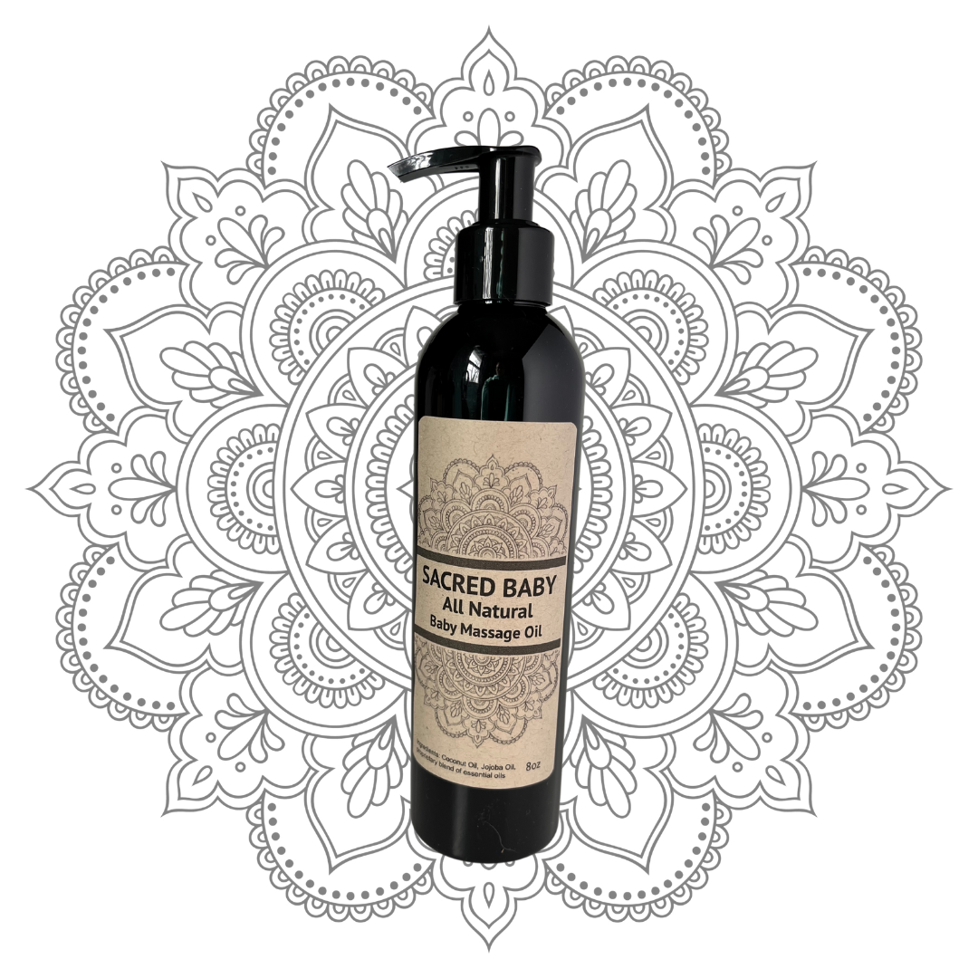 All Natural Baby Massage Oil - 8oz