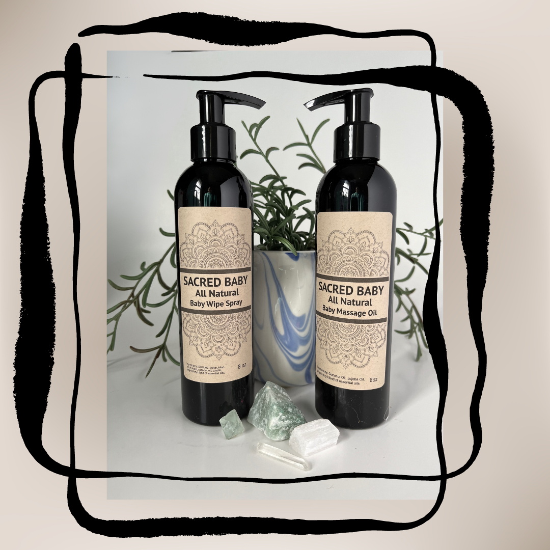 All Natural Baby Massage Oil - 8oz