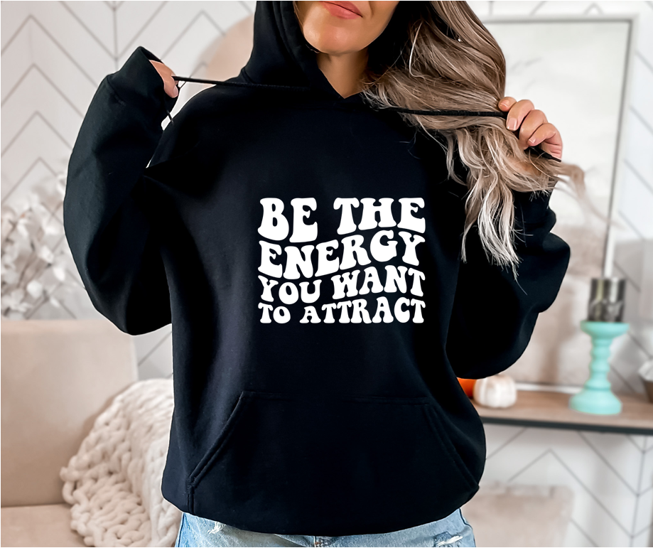 Be the Energy White Hoodie