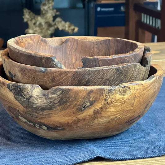 Live Edge Nesting Bowls - Set of 3