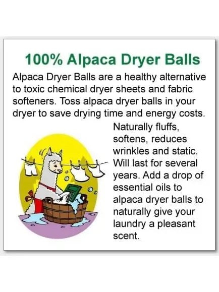 Alpaca Dryer Balls