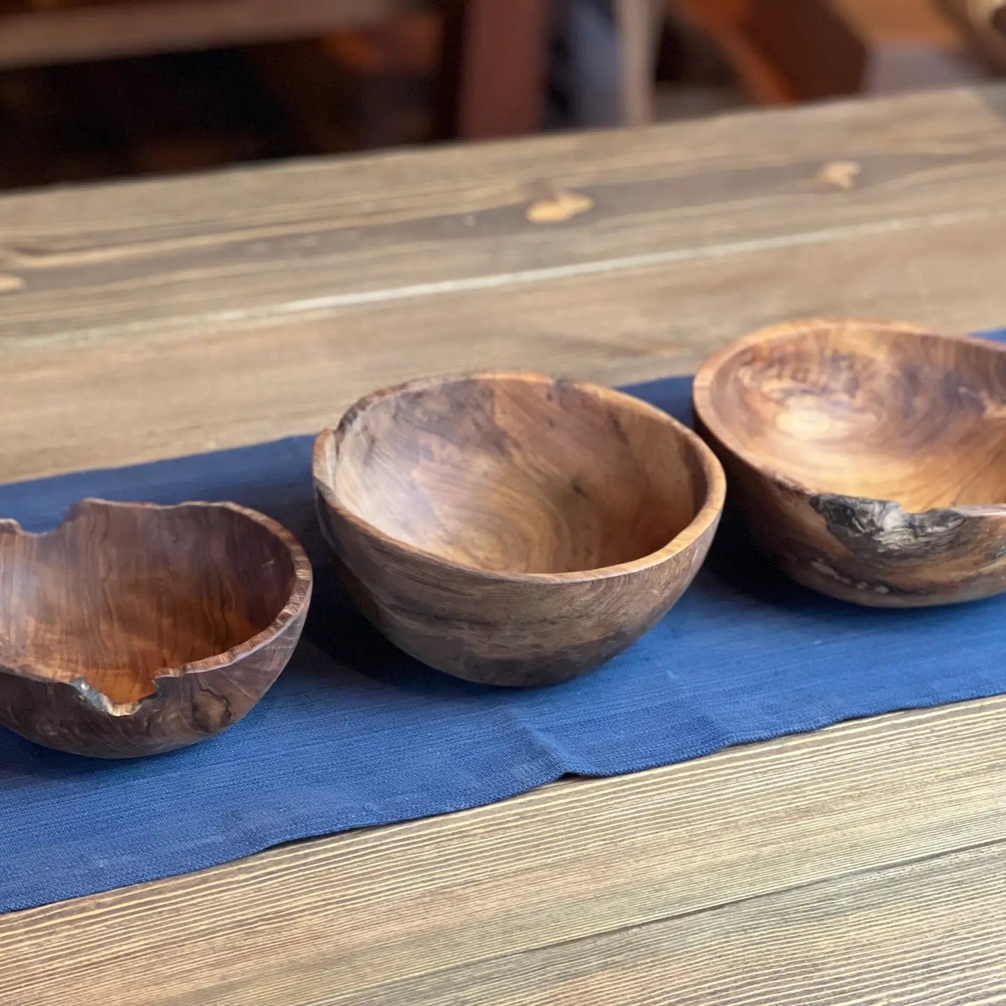 Live Edge Nesting Bowls - Set of 3