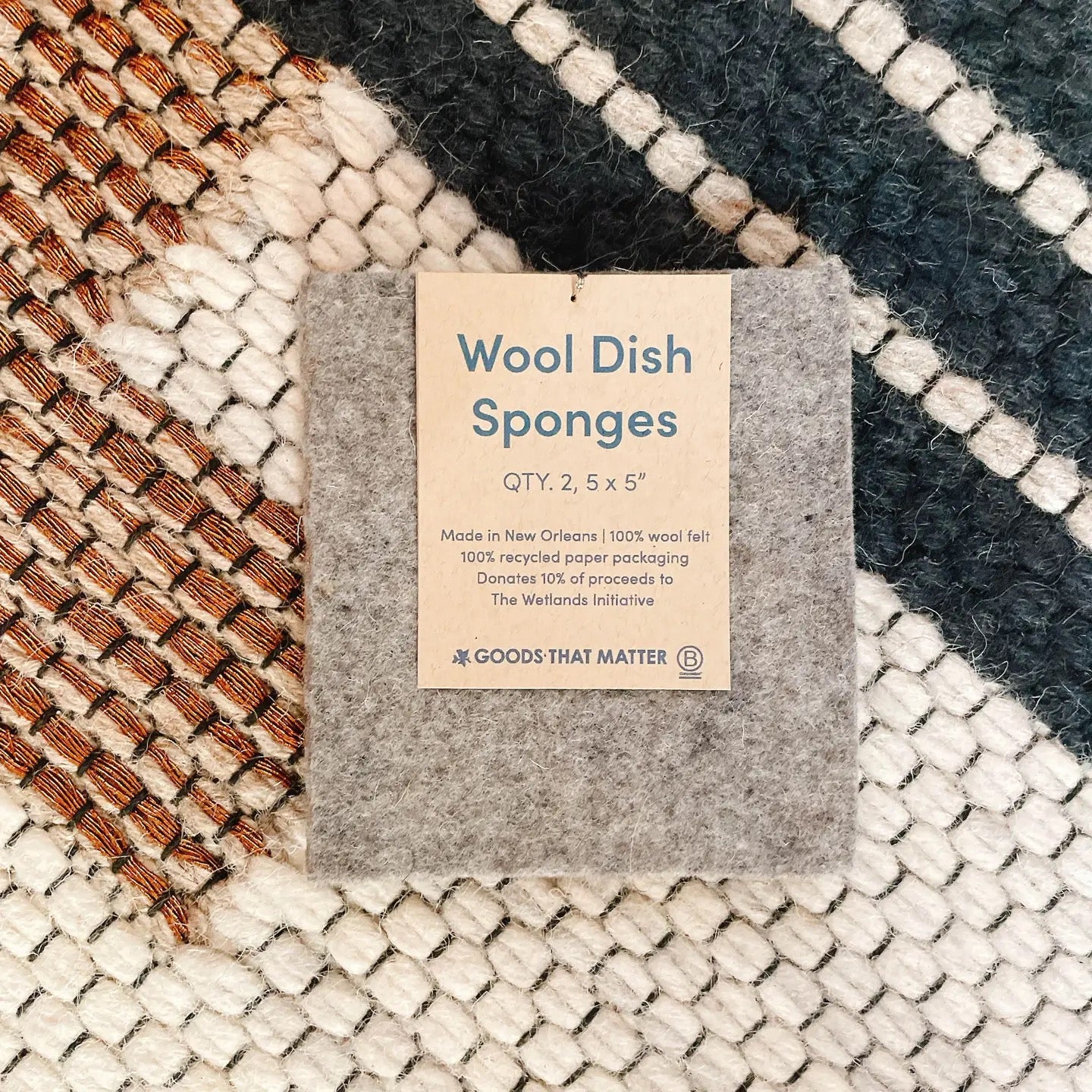 Wool Eco Dish Sponges - Gives To Wetland Restoration