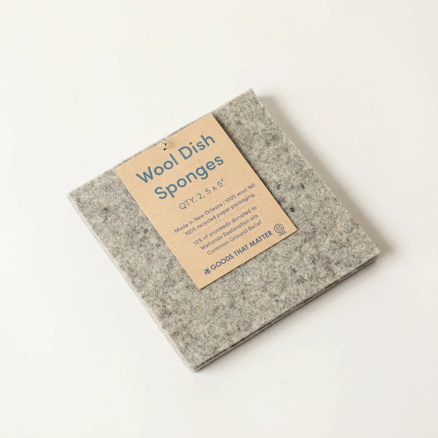 Wool Eco Dish Sponges - Gives To Wetland Restoration