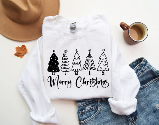 Merry Christmas Boho Long Sleeve Shirt