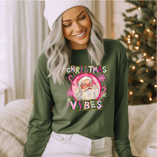 Christmas Vibes Long Sleeve Shirt