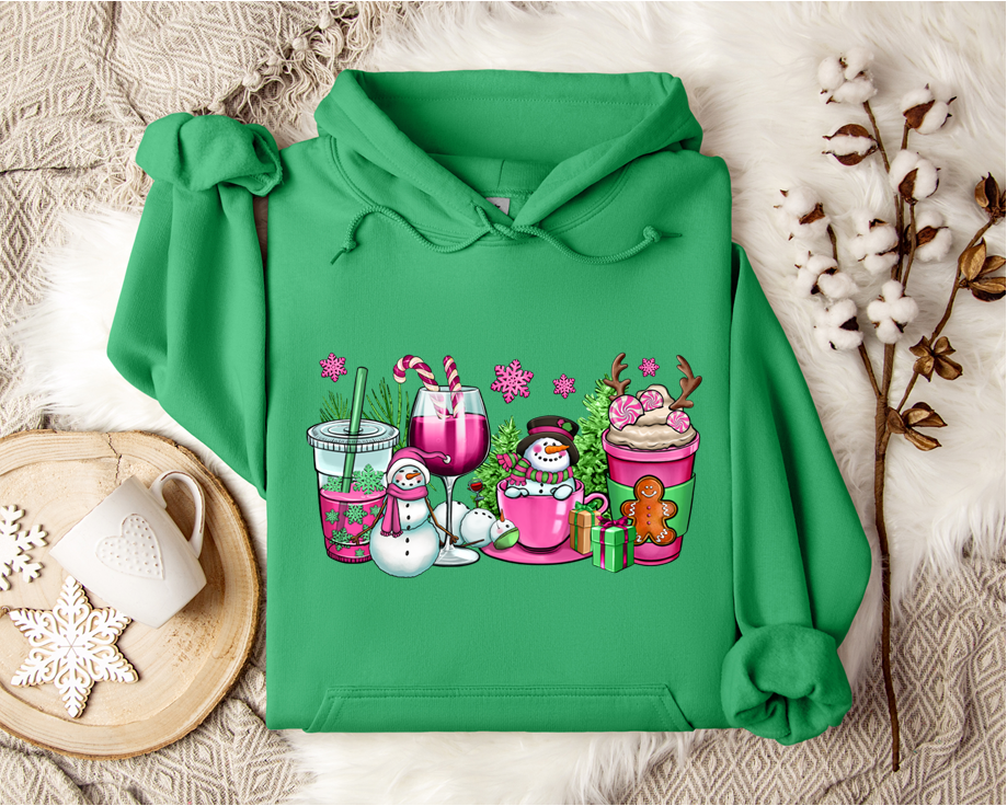 Snowman Coffee Hoodie