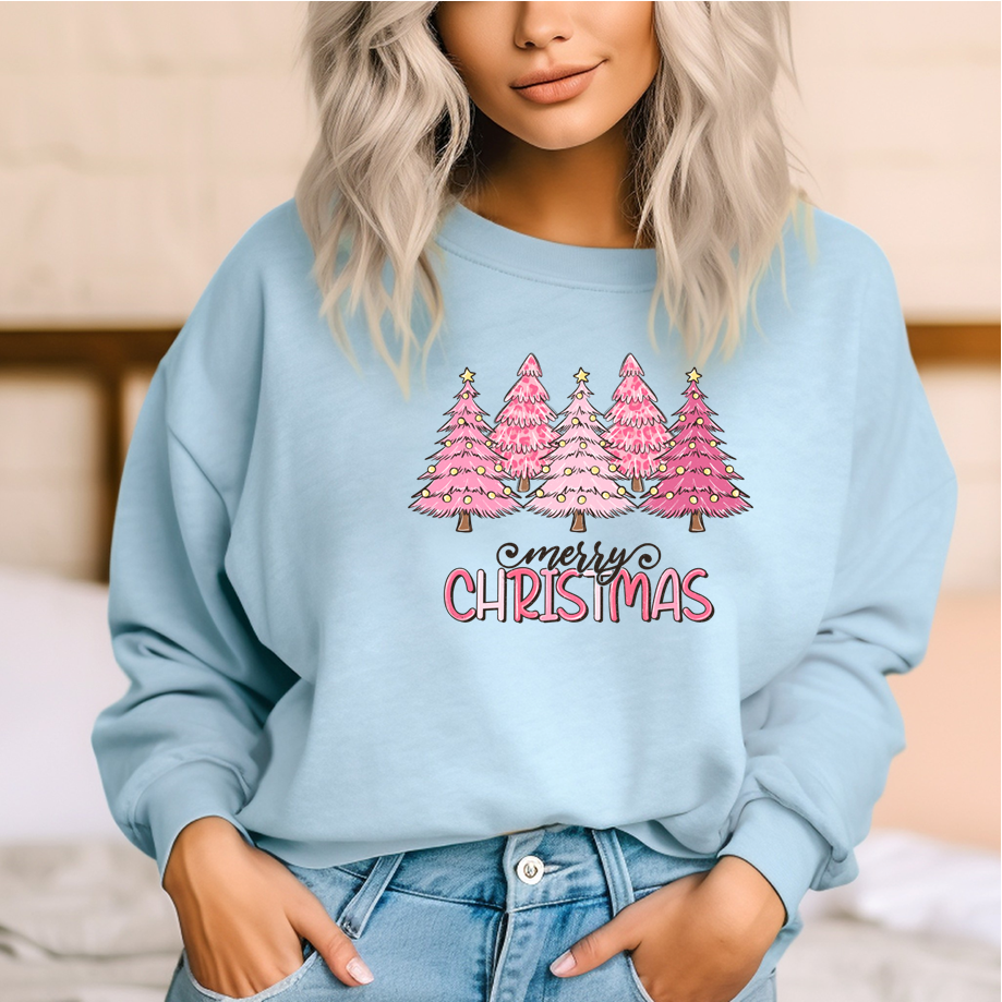 Pink Christmas Trees Crew