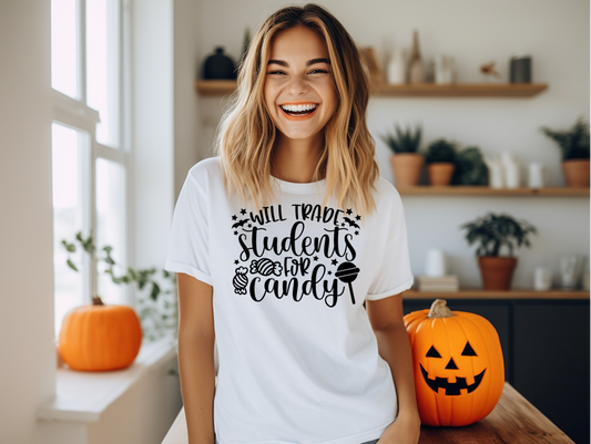 Will Trade Students Short Sleeve Fitted Shirt